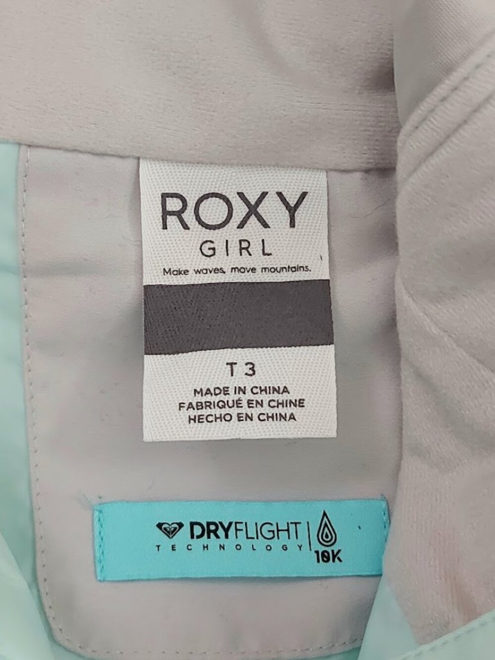 Roxy Snow Bibs Girls Size T3 Mint Green Snowboard Ski Warm Winter Insulated - Picture 9 of 12